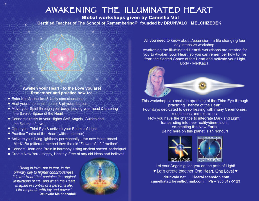 Camellia Val - Awakening the Illuminated Heart workshop