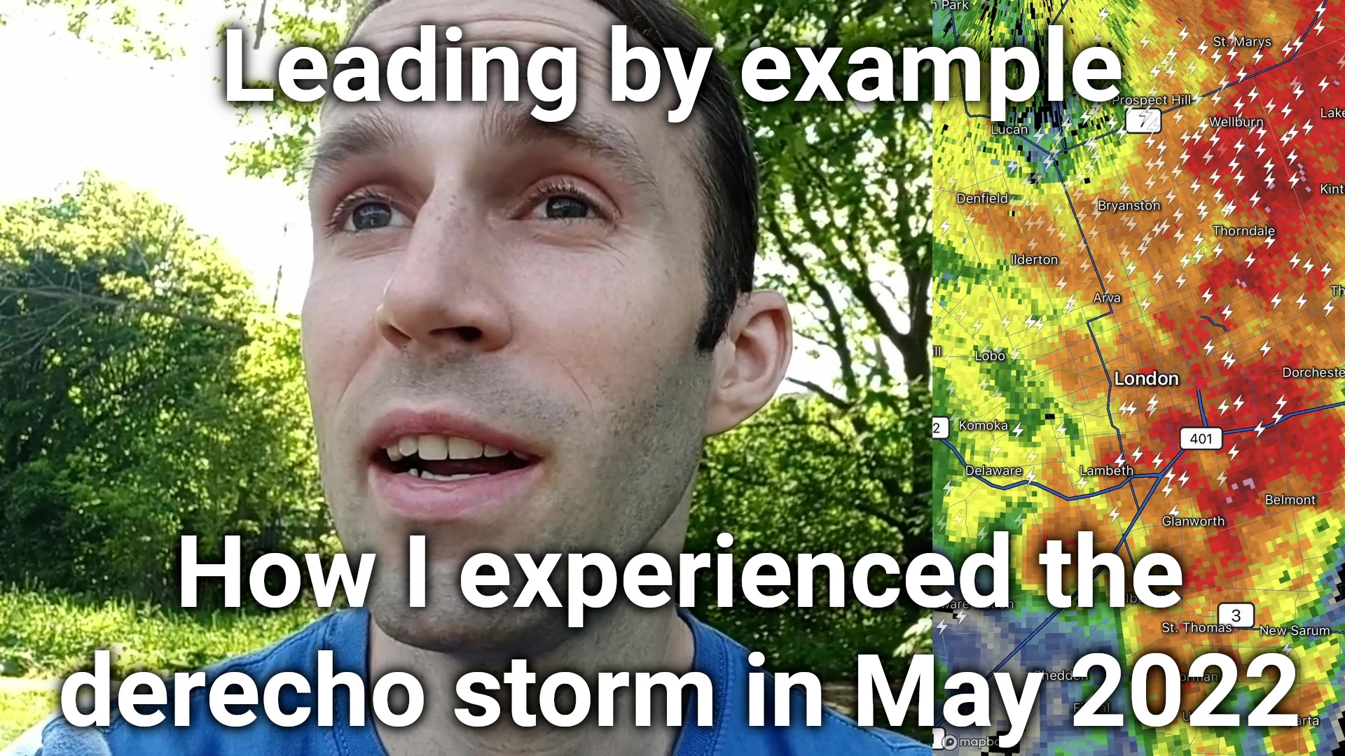 Leading by example: How I experienced the derecho storm in May 2022